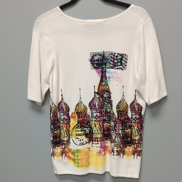 Imagini Cityscape Sparkle Size 18 Thicker T-Shirt. NWT - Picture 6 of 6
